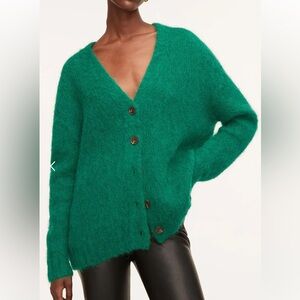 Rebecca Taylor Brushed Mohair Cardigan
